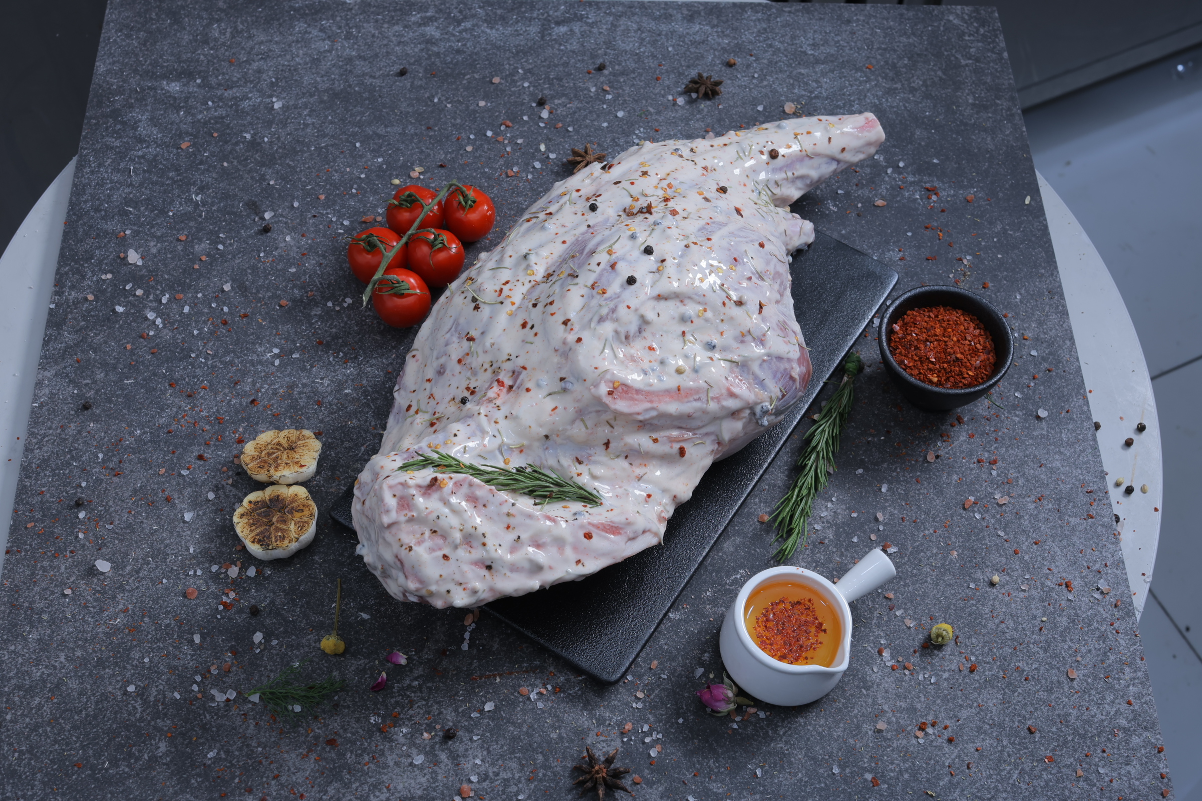 Syrian Lamb Leg Marinated
