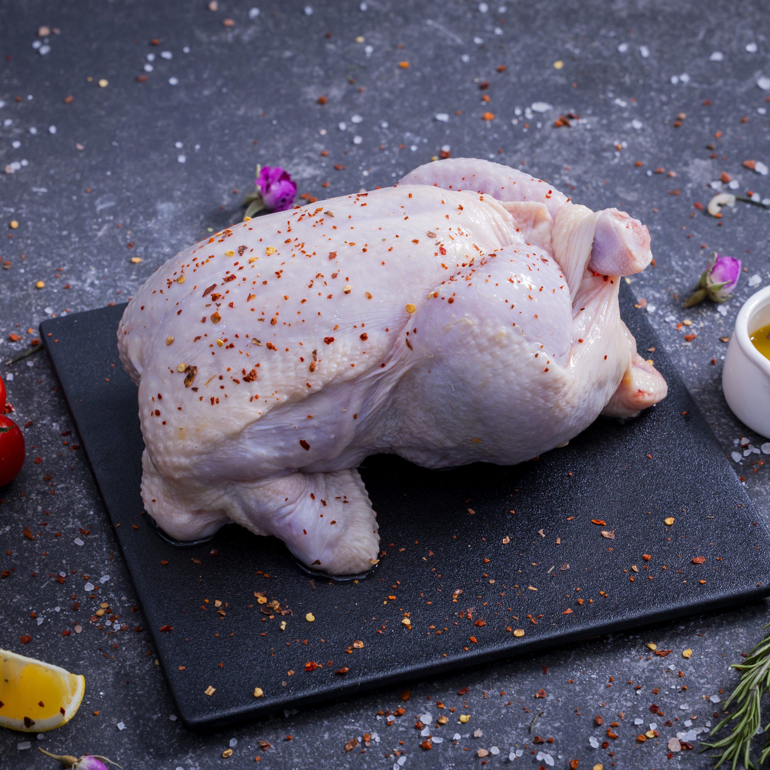Chicken Whole Marinated White - 
