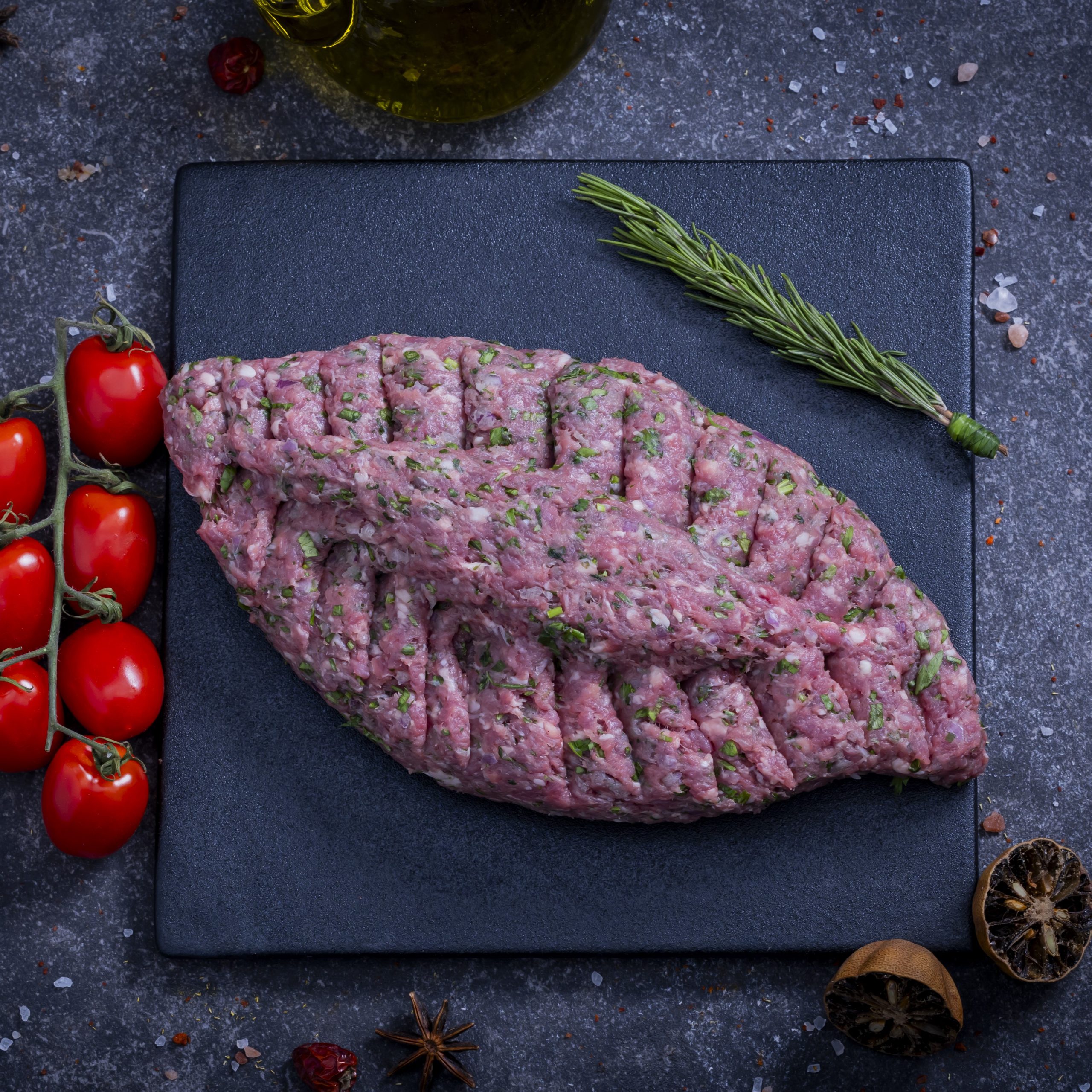 Local Lamb Kafta - <p>Seasoned Minced Lamb – Mixed with parsley, onion, salt, and spices</p>