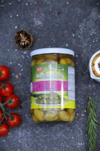 Mechaalany Lebanese green olives jar - deli products at The Meat Master Butchery