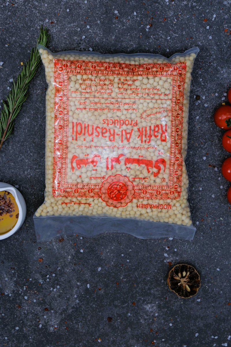 Rafik Al-Rashidi moghrabieh (Lebanese giant couscous pearls) bag - at The Meat Master Butchery