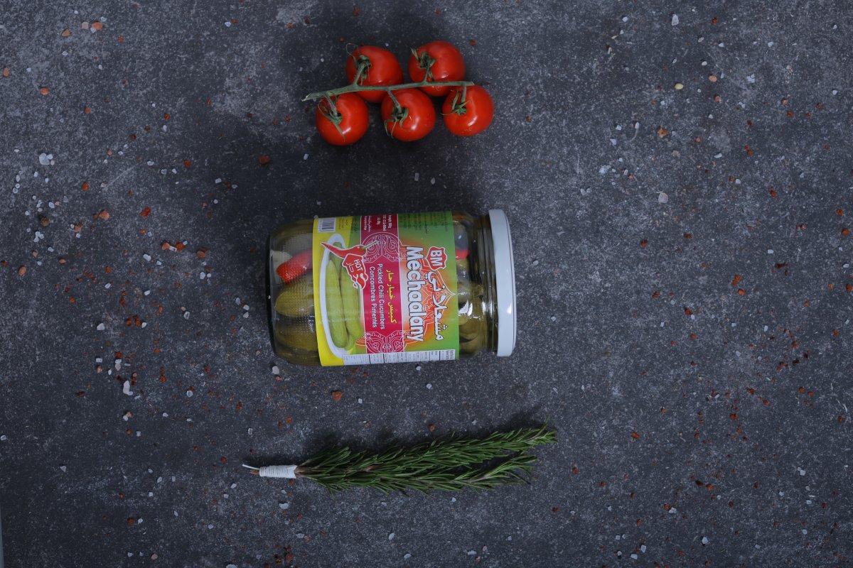 Mechaalany mixed pickles jar with cucumber and chilli - deli condiments at The Meat Master Butchery